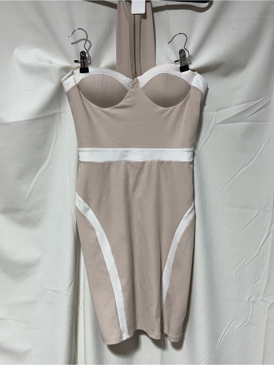 Fashion Nova Dresses & Skirts - Fashion Nova White Label Top with Pink Logo Accent